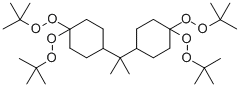 2,2-DI(4,4-DI(TERT-BUTYLPEROXY)CYCLOHEXYL)PROPANE, 20 WT% SOLUTION IN ETHYLBENZENE Structure